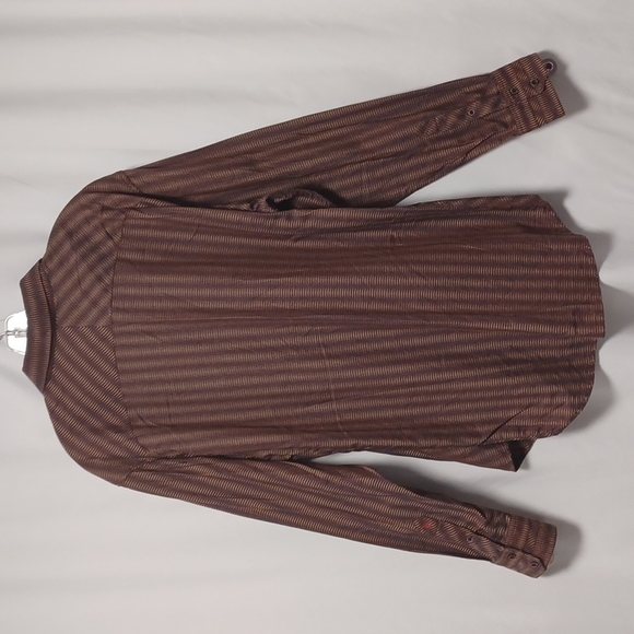 Robert Graham Patterned Button Down Front Long Sleeve Shirt Size XL - Picture 4 of 5